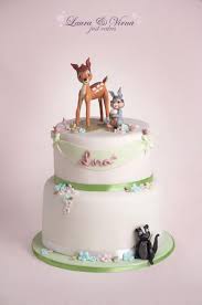 Pin By Cakesdecor Com On Bambi Cakes Baby Shower Cakes Girl Christening Cake Girls Cake