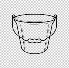 Coloring is a fun way to develop your creativity, your concentration and motor skills while forgetting daily stress. Line Art Drawing Coloring Book Bucket Paint Png Clipart Angle Area Black And White Bucket Chocolate