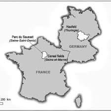 Welcome to dw's live coverage of germany's euro 2020 opener against reigning world champions france. Map Of The Study Areas In Germany And In France Download Scientific Diagram