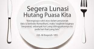 Niat Puasa Membayar Hutang Puasa Ramadhan