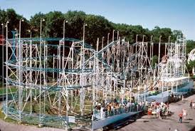 Beginning in 1948 and ending in the early 1990's, rocky point added a plethora of new and exciting thrill rides. Rocky Point Cyclone Rollercoaster Rhode Island History Abandoned Amusement Parks Amusement Park Rides