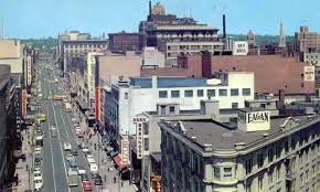 Looking Toward Downtown Syracuse 1950 Syracuse New York Old Pictures New York State