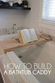 Maybe you would like to learn more about one of these? 27 Incredibly Clever Diys All True Book Lovers Will Appreciate Bathtub Caddy Diy Bathroom Home Diy
