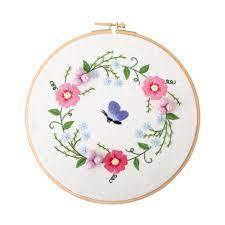 Regardless of the cross stitch project, it is made by hand sewing small xs on a background piece. Handmade Embroidery Cross Stitch Flowers Embroidery Kits For Beginners Cross Stitch Needlework Kits Embroidery Sets Swing Craft Embroidery Aliexpress
