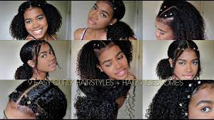 Sometimes girls with a curly hair gets bore with their curly locks. 9 Easy Curly Hairstyles Natural Hair Hair Cuffs Curly Hair Styles Easy Natural Hair Styles Easy Medium Hair Styles