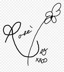 Got7's mark tuan has seen fans speculating that he's dating blackpink's rose, and he shut the rumors down himself via twitter. Rose Blackpink Signature Blackpink Rose Signature Clipart 5421716 Pinclipart