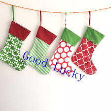 Buy 2pcs christmas decorations hanging candy socks at cheap price online, with youtube reviews and faqs, we generally offer free shipping to europe, us, latin america, russia, etc. 50pcs Lot Monogram Personalized Canvas Christmas Stocking Mixed Colors Wholesale Christmas Tree Decoration Socks Stocking Stockings Red Sock Machinesocks Neoprene Aliexpress