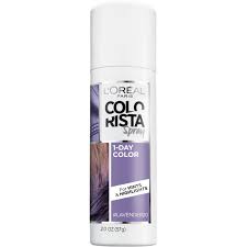 Check hair spray prices, ratings & reviews at flipkart.com. L Oreal Paris Colorista Hair Makeup Temporary 1 Day Hair Color Spray Pastel Lavender 2 Oz Walmart Com Walmart Com