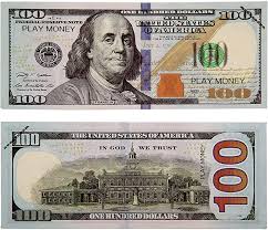 ckbyhyg prop money 100 pieces fake money 100 dollar copy money for party decoration video wedding by ckbyhyg shop online for toys in the united states