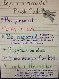Pin By Nancy Staal On Reading Book Clubs Anchor Chart Kids Book Club Book Club