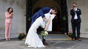 When can big weddings happen? Coronavirus Couples React As Ban On Weddings Lifted In England Bbc News