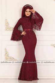 Modaselvim Abiye Volan Kol Balik Abiye 5120ay342 Bordo Elbiseler Moda Stilleri The Dress