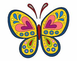 Desenho De Mandala Borboleta Pintado E Colorido Por Reiki O Dia 18 De Outobro Do 2016