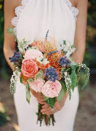 You ' re likely planning your floral arrangements many months in advance of the big day, but don ' t forget to take into consideration the season that your wedding will be taking place in. Photo Via Project Wedding August Wedding Flowers Wedding Bouquets Flower Bouquet Wedding