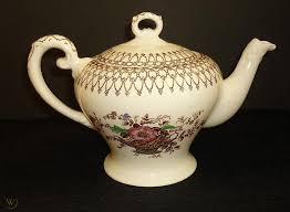 Maybe you would like to learn more about one of these? Bonnie Dundee Teapot Myott Son Co Brown White Flower Basket England Vintage 1757667064