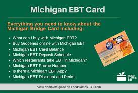 In michigan and other states, the recipient is given a specified amount per month that can only be spent on certain authorized foods. Michigan Ebt Card 2021 Guide Food Stamps Ebt