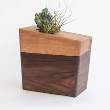 All you have to do is: Planturn Beautiful Indoor Cremation Urn For Ashes The Living Urn