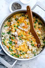 And it's actually one of my favorites! Creamy Chicken And Rice Casserole One Pot Recipe Foodiecrush Com