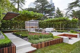 Nathan Burkett Design Wins Gold Medal At Melbourne International Garden Flower Show Modern Landscaping Contemporary Garden Design Landscape Design