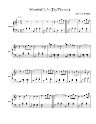 Select from thousands of free virtual piano music sheets and play them from any device. Married Life Up Piano Sheet Music Music Sheet Collection