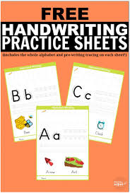 See also alphabet dictation worksheets from worksheets topic. Free Printable Handwriting Worksheets Including Pre Writing Practice Frugal Mom Eh