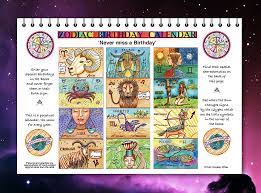 *however, it can shift by a day from year to year, and that's why we have the concept of a cusp birthday. Zodiac Birthday Calendar Astrocards