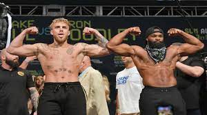 Jake paul (left) and tyron woodley fight sunday. 1fyrfqkucf1uim