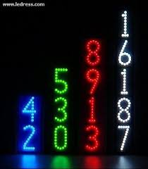 Ledress Led Lighted House Numbers Pictorial House Number Sign House Numbers Address Numbers Sign
