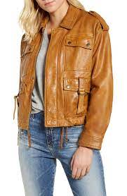 Lucky Brand Relaxed Indie Leather Jacket Nordstrom Leather Jacket Short Leather Jacket Leather Jackets Online