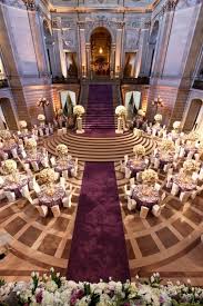 Not Much Needs To Be Said About This Over The Top Elegant Wedding That Took Place At City Hall In San Francisco Last Year The Pictu Purple Wedding Mod Wedding Elegant Wedding