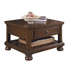 Need lift top coffee table storage? Ashley Furniture Porter Lift Top Cocktail Table In Rustic Brown T697 0