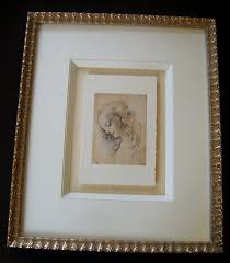 Biseau Anglais Et Passe Partout Fait De Plusieurs Cartonnettes Habillees Ensemble Biseau Perroquet Decoration Cadre Encadrement Cadres Anciens