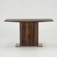 The mosaic bases are available in different styles and sizes and can be used as dining table bases, end table bases, coffee cocktail bases and even counter height mosaic bases, bar height bases and chat height mosaic table base. Elora Console Table In Walnut With Brushed Stainless Steel Base British Shopping Centre Large Selection And Great Prices