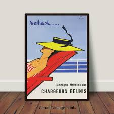 Rene Gruau Print Retro Print Relax Print Vintage Fashion Poster Colorful Wall Art Digital Download Poster Prints Vintage Advertising Posters Retro Prints