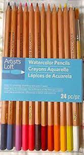 Artist S Loft Set Of 24 Wooden Watercolor Pencils New With Images Watercolor Pencils Watercolor Pencils Techniques Types Of Pencils