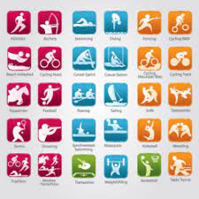The 2014 winter olympics included seven sports. Olympic Sports Icons Freevectors