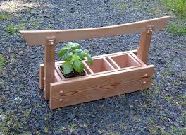 The soil mix should hold water evenly throughout the container and allow for goo drainage. Japanesestyle Western Red Cedar Herb And By Japanesegardensupply Diy Wood Planters Small Japanese Garden Wood Planters