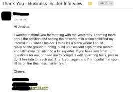 How To Write A Thank You Note That Gets You The Job Interview Thank You Interview Follow Up Email Interview Thank You Email