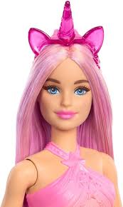 Barbie Unicorn Doll with Pink Fantasy Hair, Colorful Outfit &  Unicorn-Themed Accessories, HRR13 : Amazon.co.uk: Toys & Games