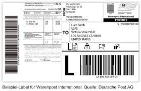 Wenn ja, funktioniert bei euch das versandetikett kaufen!? Geschaftskunden Mussen Ab 2019 Warenpost International Verwenden