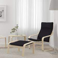 POÄNG Fotel, Knisa fekete - IKEA