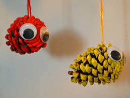 Fische Aus Zapfen Basteln Handabdrucke Basteln Basteln Fische Basteln