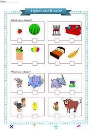 Lighter And Heavier Free Math Worksheets In 2020 Free Math Worksheets Preschool Math Worksheets Math Worksheets