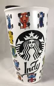 New Starbucks Indy Indianapolis Double Wall Traveler Tumbler Ceramic Mug 12 Oz Starbucks Double Wall Tumblers Mugs Starbucks