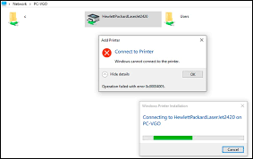 Решение ошибки при подключении сетевого принтера 0x00000002 на Windows 7