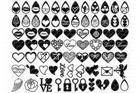Free Free Heart Earring Svg Free 799 SVG PNG EPS DXF File