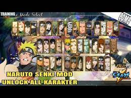 Naruto merupakan salah satu karakter anime yang hingga saat ini masih banyak disukai dari generasi ke generasi. Naruto Senki Unlock All Karakter Mod Download Youtube