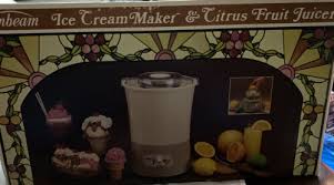 Maybe you would like to learn more about one of these? Vintage Sunbeam No 8603 Ice Cream Maker And 50 Similar Items