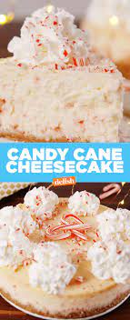 Candy Cane Cheesecake Recipe Desserts Holiday Desserts Savoury Cake