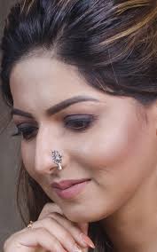 Pure Silver Peacock Nose Pin Nose Ring Nose Ring Designs Nose Jewelry